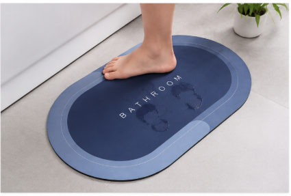 Premium Quick Dry Anti-Slip Bathroom Mat | Soft & Water Absorbent Floor Mat